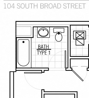 1 Br 1 Ba Type H
